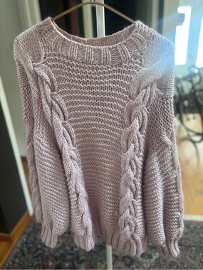 First Born Chunky Cable Knit Sweater